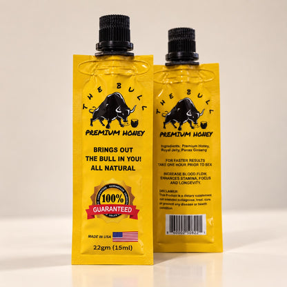 The Bull Premium Honey – Improve Performance, Stay Harder, Last Longer, All Natural Formula
