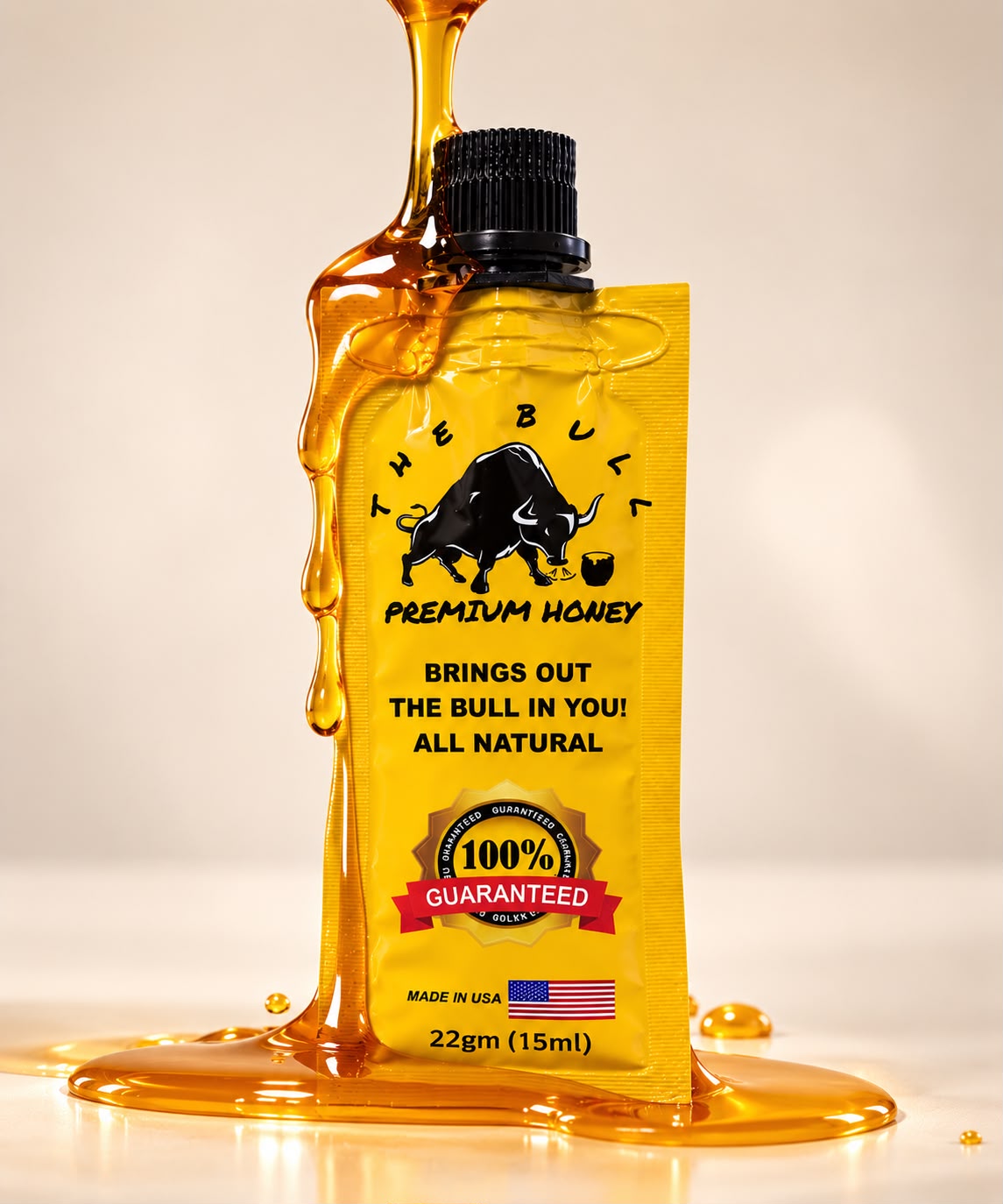 The Bull Premium Honey – Improve Performance, Stay Harder, Last Longer, All Natural Formula