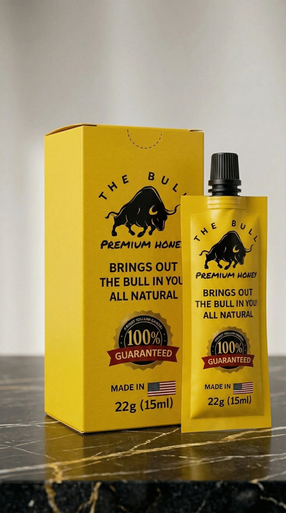The Bull Premium Honey – Improve Performance, Stay Harder, Last Longer, All Natural Formula